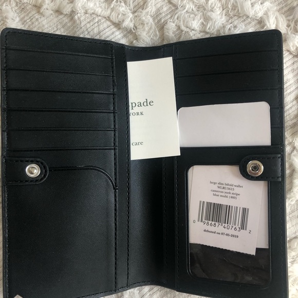 Kate Spade Cameron York) straight slim bifold wallet. New - Picture 5 of 5